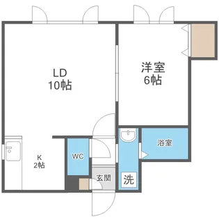 マリオット手稲【2階】の間取り