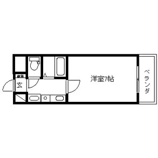 ホワイトグロリア【5階】の間取り