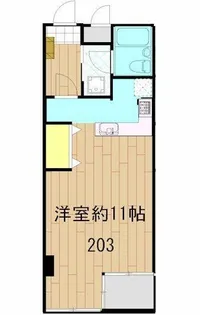 大津レジデンス【2階】の間取り