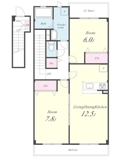 アーベントA【2階】の間取り