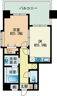 高口箔屋ビル【9階】の間取り