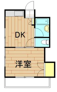 神奈川県川崎市中原区苅宿【アパート】の間取り