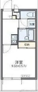 レオパレスアトレ【3階】の間取り