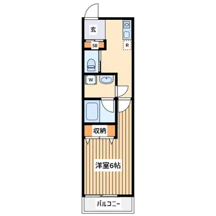 ヒルトップ西谷【2階】の間取り