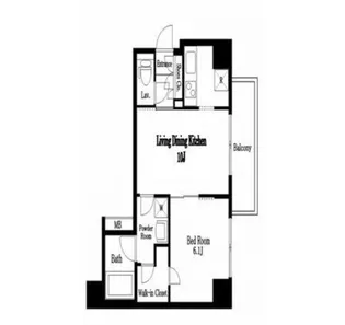 Refays-Exclusive【8階】の間取り