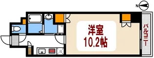 クレール大手町【8階】の間取り
