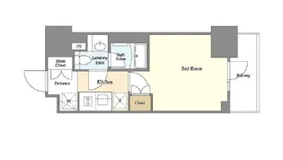 東京都品川区東中延2【マンション】の間取り