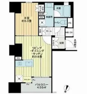 ネベル仙台一番町recent【9階】の間取り