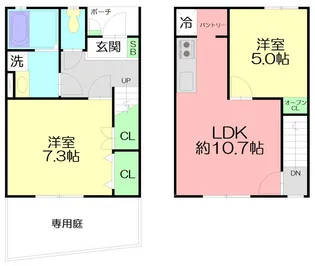 ルーチェ桜が岡の間取り