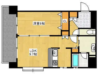 フォーセゾン出汐【8階】の間取り