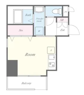 ラ ルーシュ泉【9階】の間取り