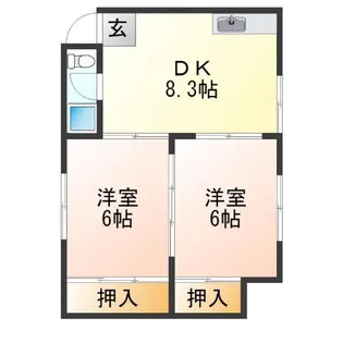 サブライムユース【6階】の間取り