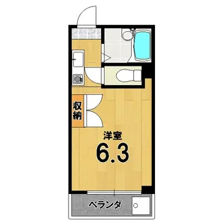 おうぎやマンション【2階】の間取り