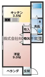 ラパン郡元【1階】の間取り