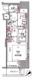 DUARES愛宕虎ノ門【2階】の間取り