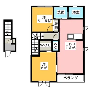 パインツリー8(C)【2階】の間取り