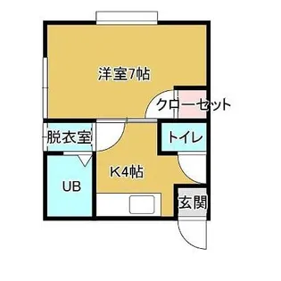コーポラス光【1階】の間取り