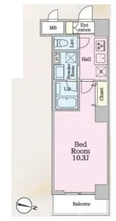 アロー東海神 37番館【4階】の間取り