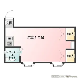SOUTH LAKE(サウスレイク)【2階】の間取り