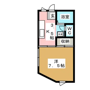 ノーウェアルーム【1階】の間取り