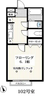 ローゼンハイム【1階】の間取り