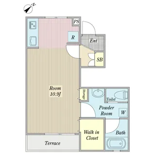 ノーブレ【1階】の間取り
