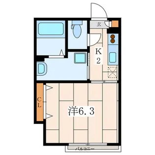 プラナスアヅマ【2階】の間取り