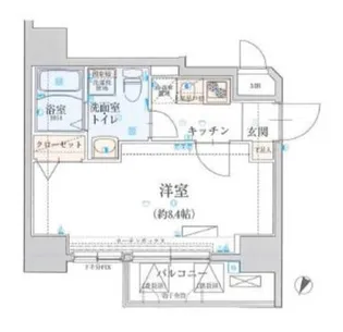 リヴシティ一番町【10階】の間取り