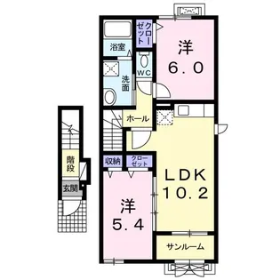 Ajisai T.T【2階】の間取り