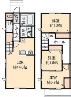 プレジールIII-Jの間取り