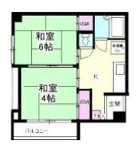 ロックヒルズ10【6階】の間取り