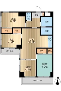 アビタシオンクレール【3階】の間取り