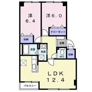 セトル東共栄【1階】の間取り