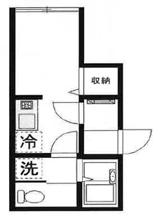 ブリーゼ千早【1階】の間取り