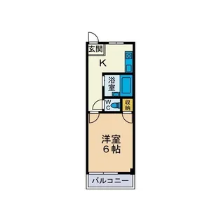 サンハイツ山岸【3階】の間取り