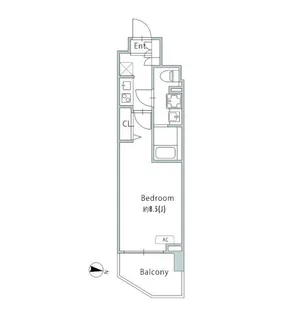 GRANPASEO青砥【8階】の間取り