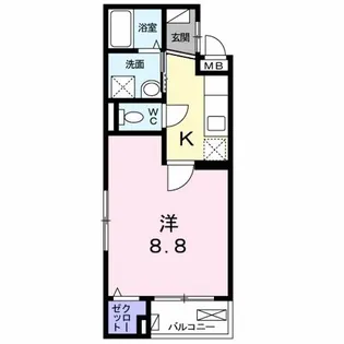 TRS,Nijyo【1階】の間取り