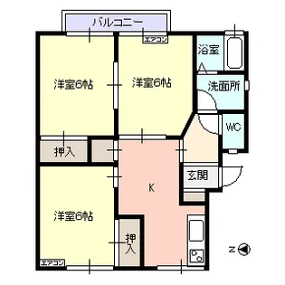 スイート バンビ【2階】の間取り