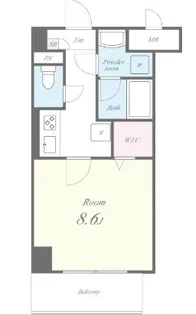 プラシード青山【2階】の間取り