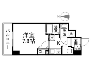 アドバンス京都デタンデュ【7階】の間取り