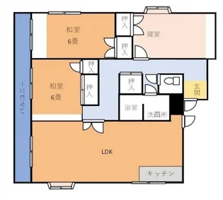 安井ビル【3階】の間取り