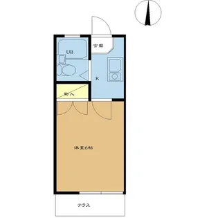 αNEXT荒牧第1A【1階】の間取り