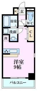 コンティニューム宇品【6階】の間取り