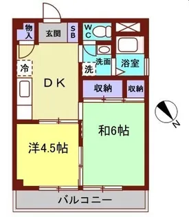 伊藤ビル【6階】の間取り