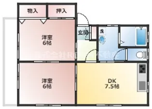 ジュン・タカオ【2階】の間取り
