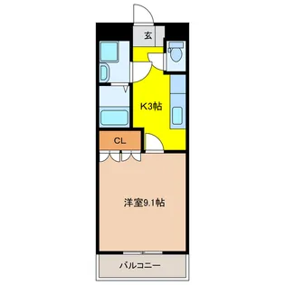 スターフロンテ【1階】の間取り