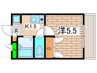 アム-ル桜ヶ丘【2階】の間取り