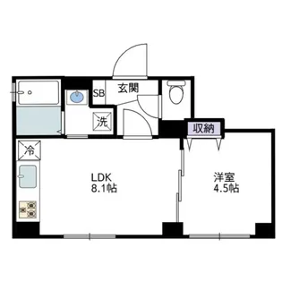 Royal Hills 桜【4階】の間取り