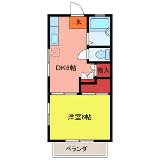 第7サンコーポ【1階】の間取り