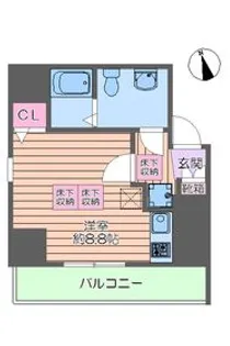 ルネスアヴニール【7階】の間取り